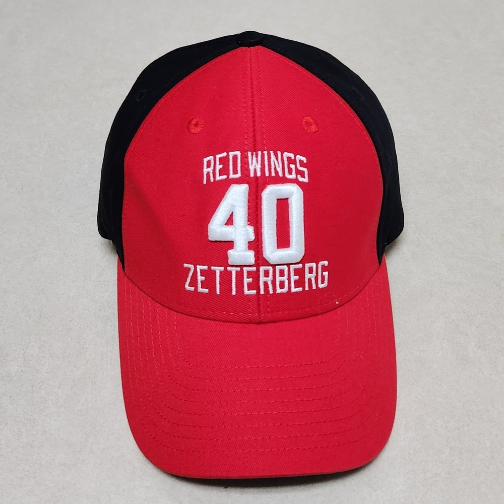 NHL Detroit Red Wings Zetterberg‎ #40  Adjustable Fit Cap Hat One Size Fits All